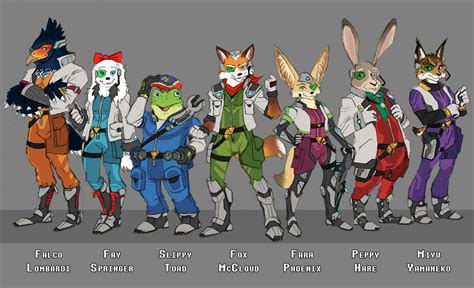 pokemon that are similar to star fox characters